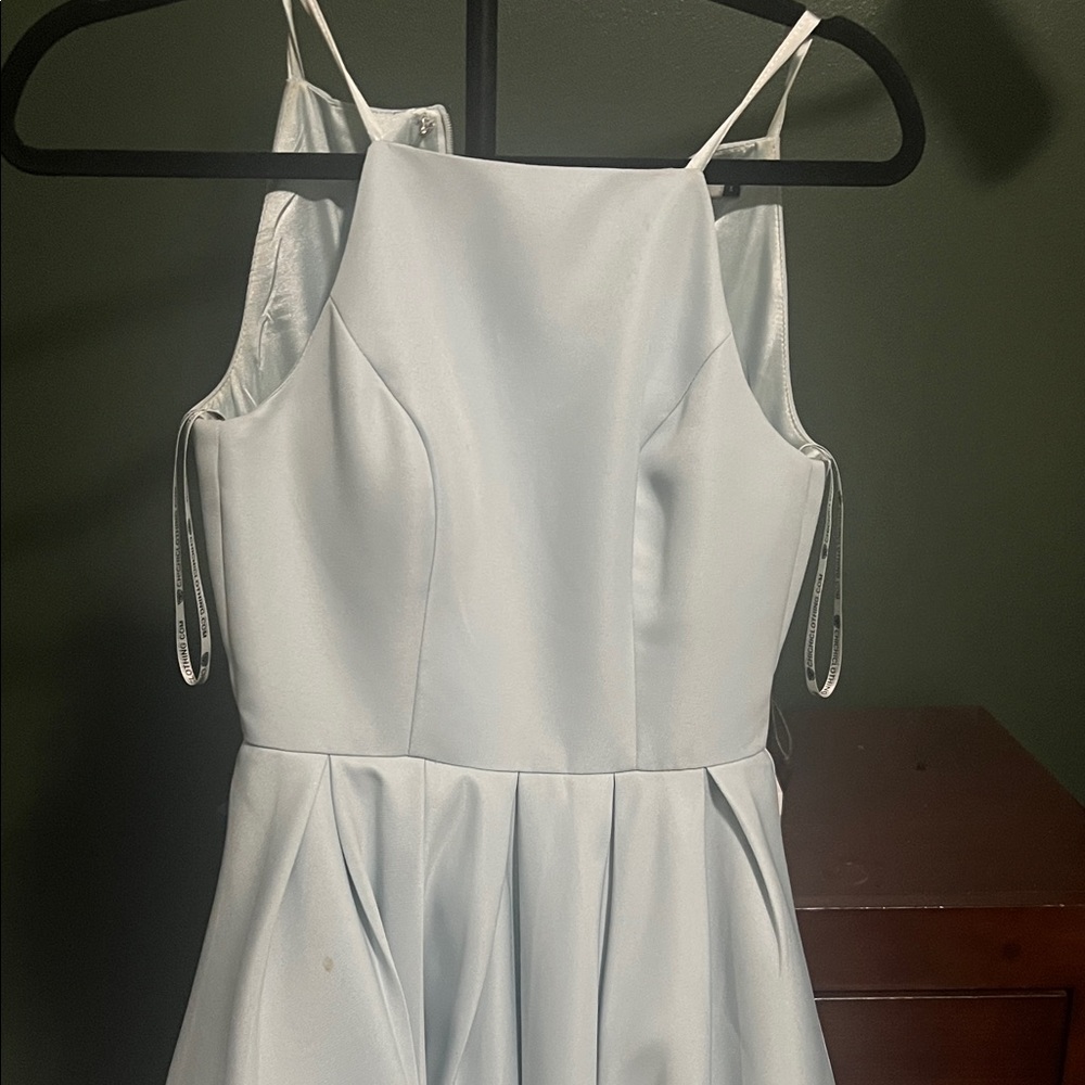 Chi Chi London Light Blue Midi Dress - Picture 4 of 6